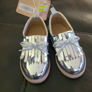 Silver shoes